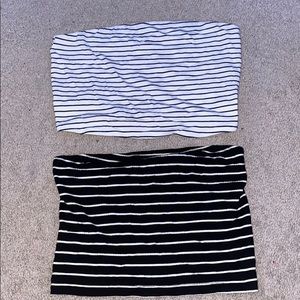 2 tube tops